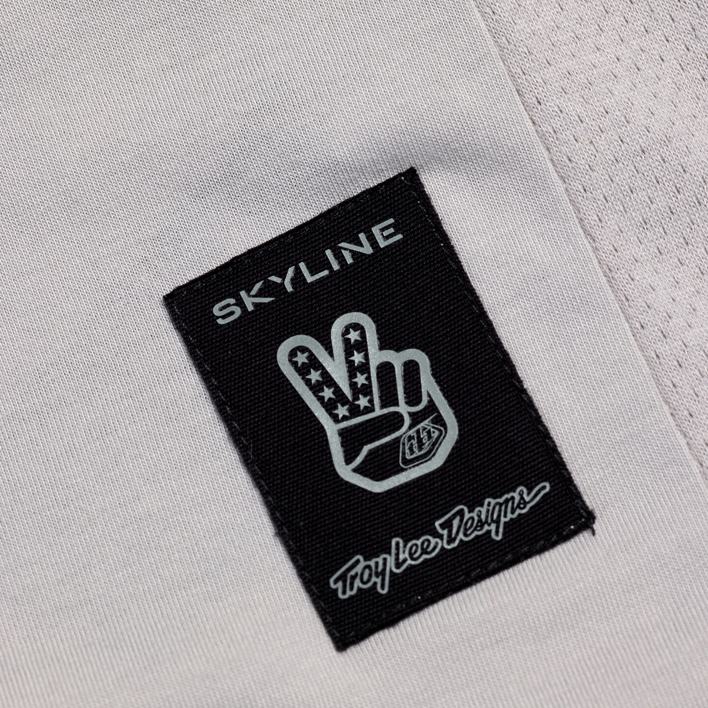 Maillot TROY LEE DESIGNS SKYLINE RIDE TEE SIGNATURE Manches Longues Gris