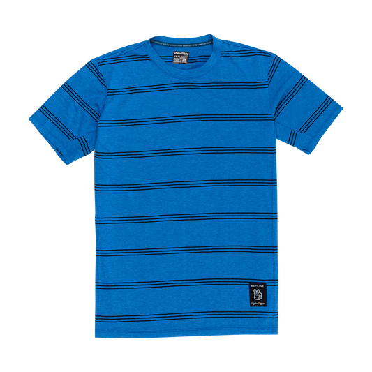 Maillot TROY LEE DESIGNS SKYLINE RIDE TEE WASH OUT Manches Courtes Bleu