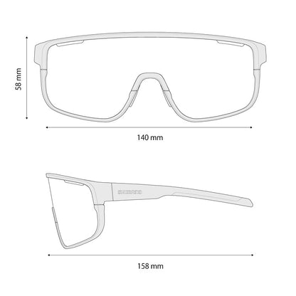 Lunettes SHIMANO PULSAR 3 Ivoire Verre Photochromique Gris