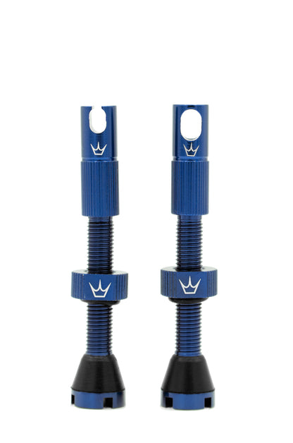 Valves Tubeless PEATY'S x Chris King MK2 Presta 42 mm (x2) Bleu