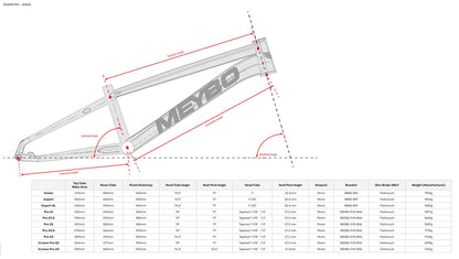 Kit Cadre/Fourche MEYBO HSX AL 2026 Violet/Rose