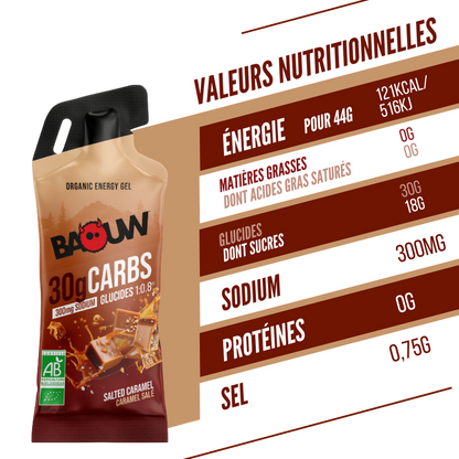 Gel Énergétique BAOUW Caramel Salé (44g)