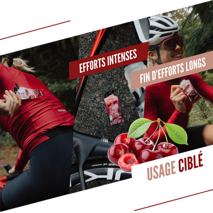 Gel Énergétique BAOUW Cerise/Guarana/Caféiné (44g)