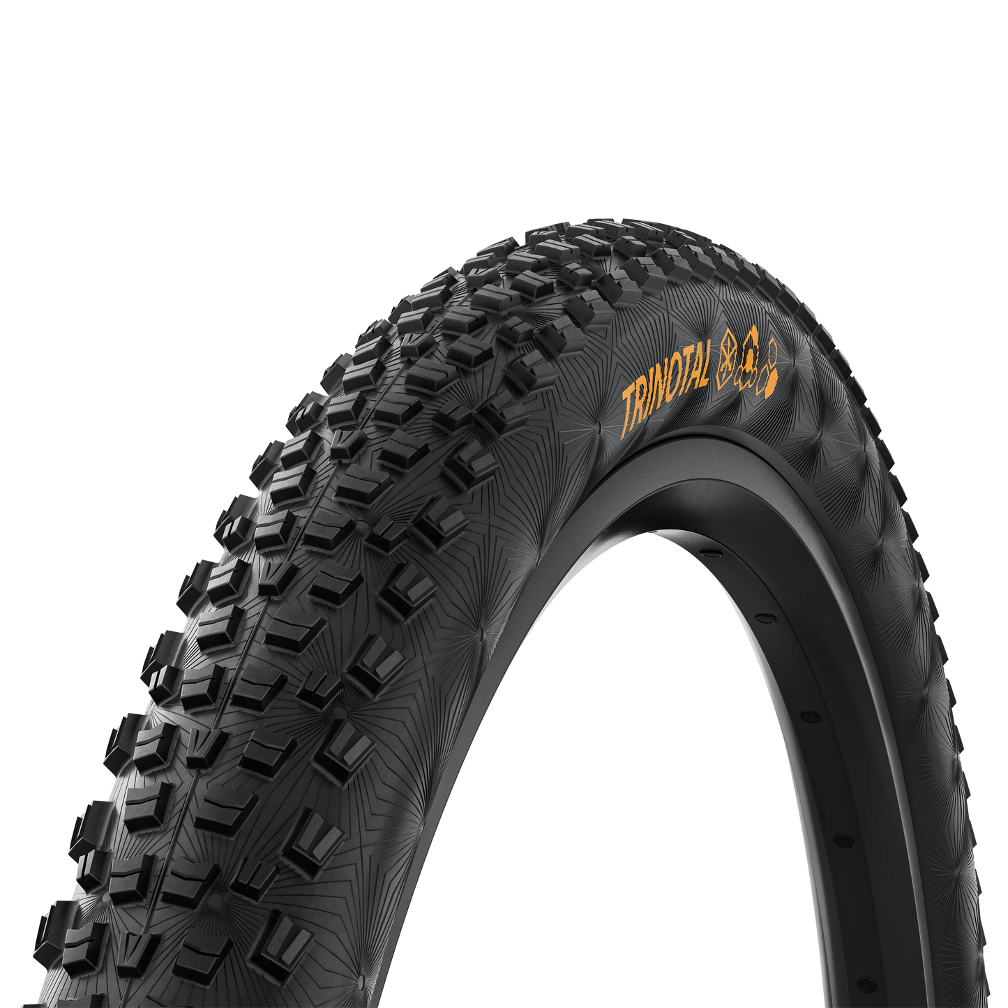 Pneu CONTINENTAL TRINOTAL Race Rapid 29x2.40 Tubeless Ready Souple Noir