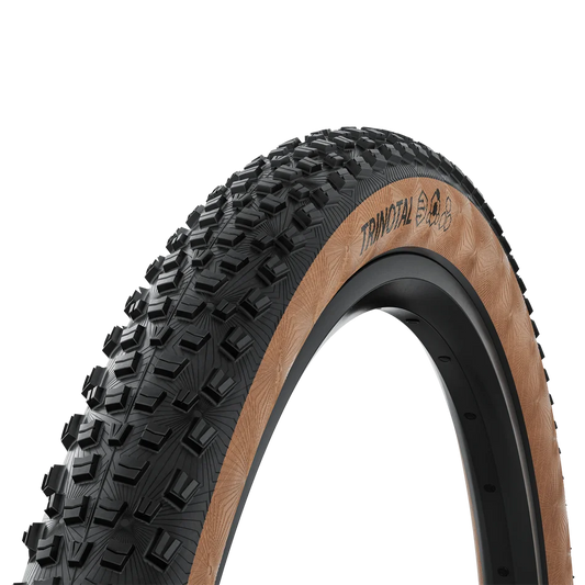 Pneu CONTINENTAL TRINOTAL Race Rapid 29x2.40 Tubeless Ready Souple Marron