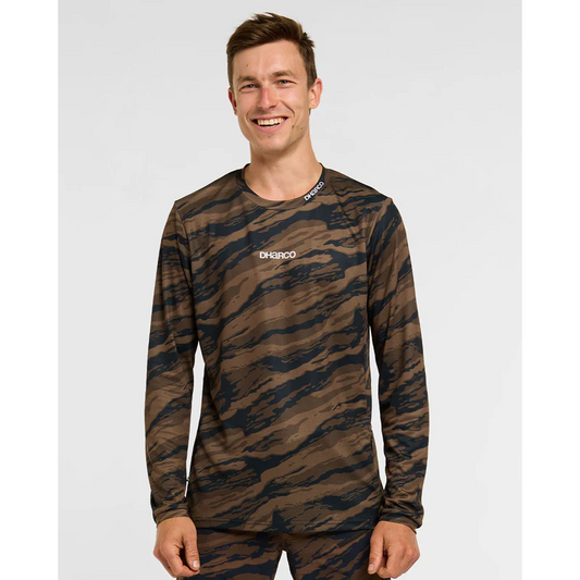 Maillot DHARCO GRAVITY RECON Manches Longues Noir/Marron