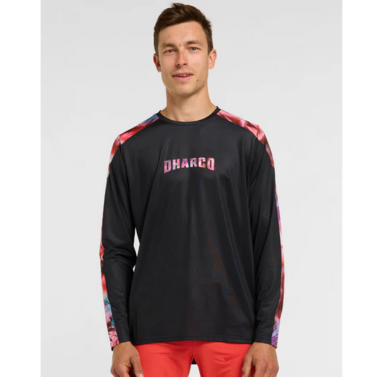 Maillot DHARCO RACE NEBULA Manches Longues Noir