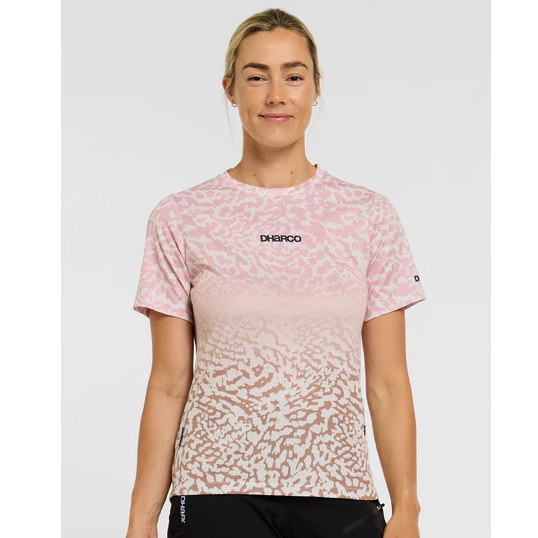 Maillot DHARCO PRISCILLA Manches Courtes Femme Beige/Rose