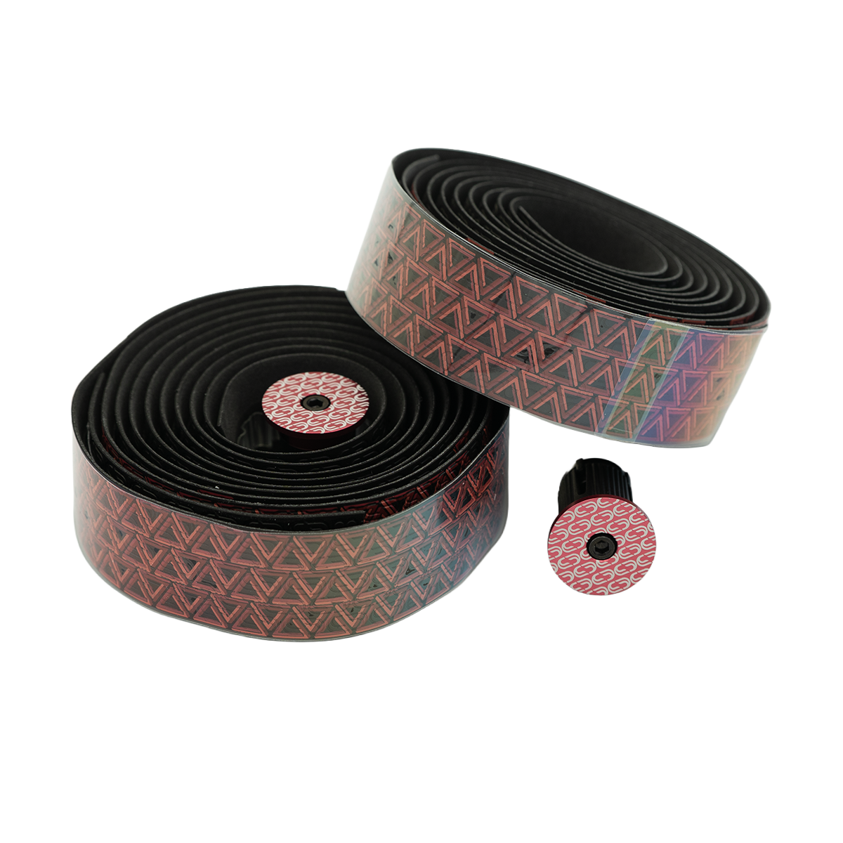 Ruban de cintre DEDA LOOP + END-PLUG Noir/Rouge