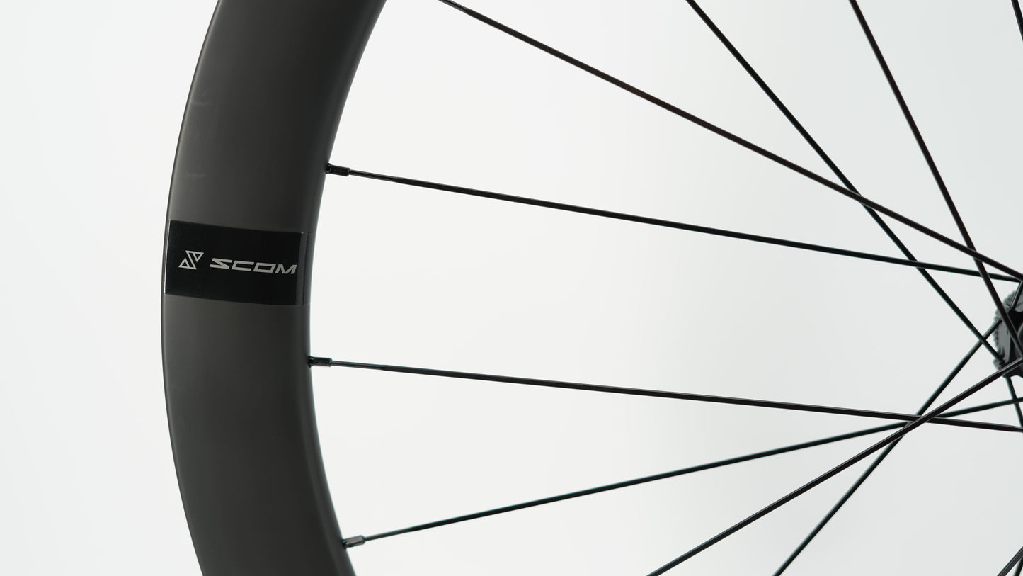 Paire de Roues SCOM CORSA 50 Tubeless Ready (Center Lock)