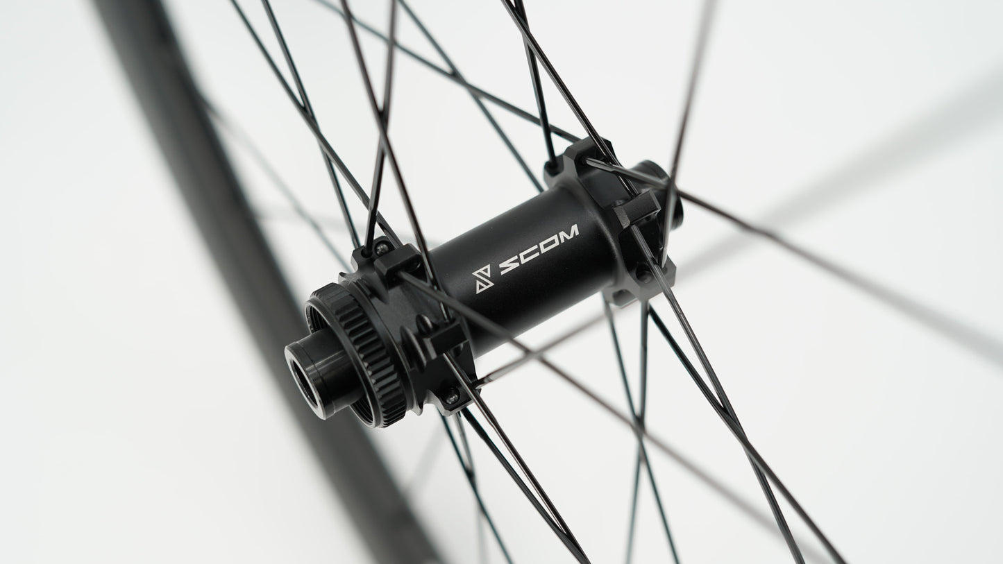Paire de Roues SCOM CORSA 60 Tubeless Ready (Center Lock)