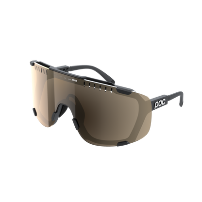 Lunettes POC DEVOUR + Noir Verre Clarity Trail Partly Sunny Silver