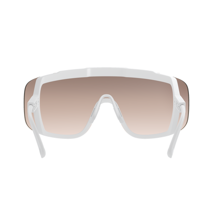 Lunettes POC DEVOUR + Blanc Verre Clarity Trail Partly Sunny Silver