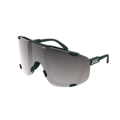 Lunettes POC DEVOUR + Kaki Verre Clarity Road Sunny Silver