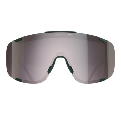 Lunettes POC DEVOUR + Kaki Verre Clarity Road Sunny Silver