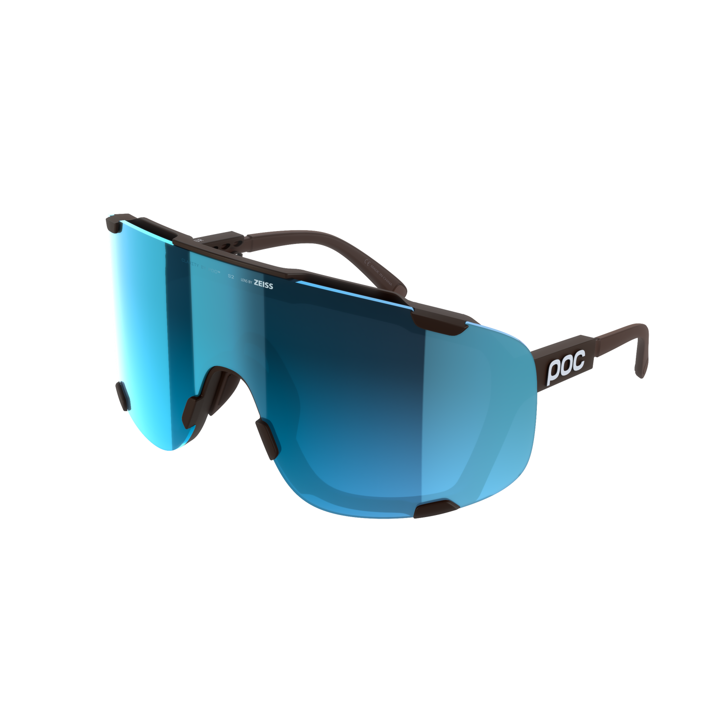 Lunettes POC DEVOUR WF + Bronze Verre Clarity Universal Sunny Turquoise