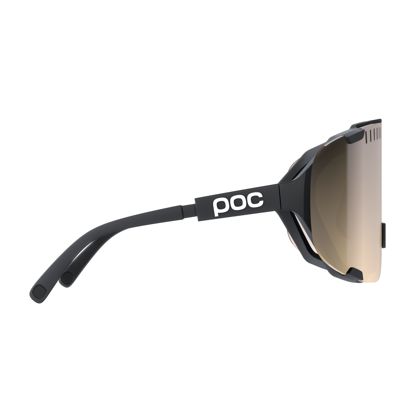 Lunettes POC DEVOUR WF + Noir Verre Clarity Trail Partly Sunny Silver