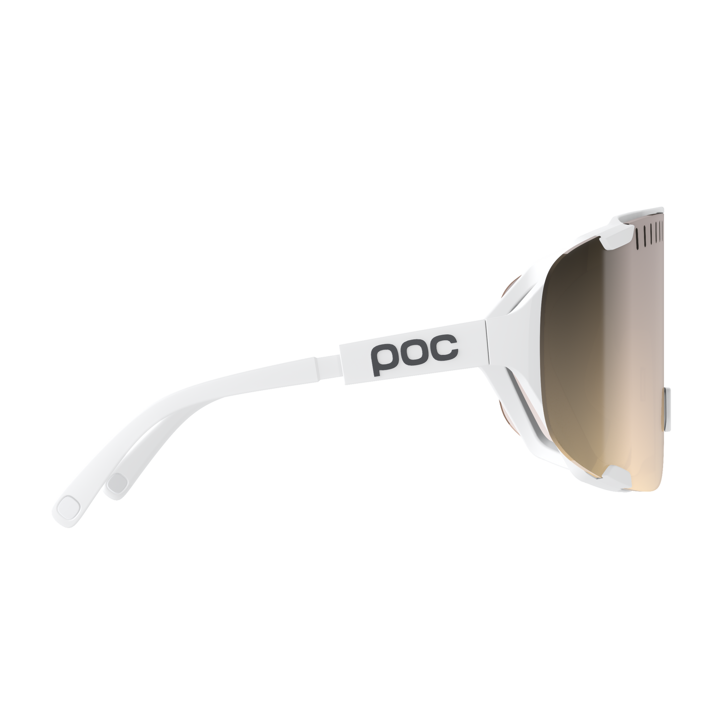 Lunettes POC DEVOUR WF + Blanc Verre Clarity Trail Partly Sunny Silver