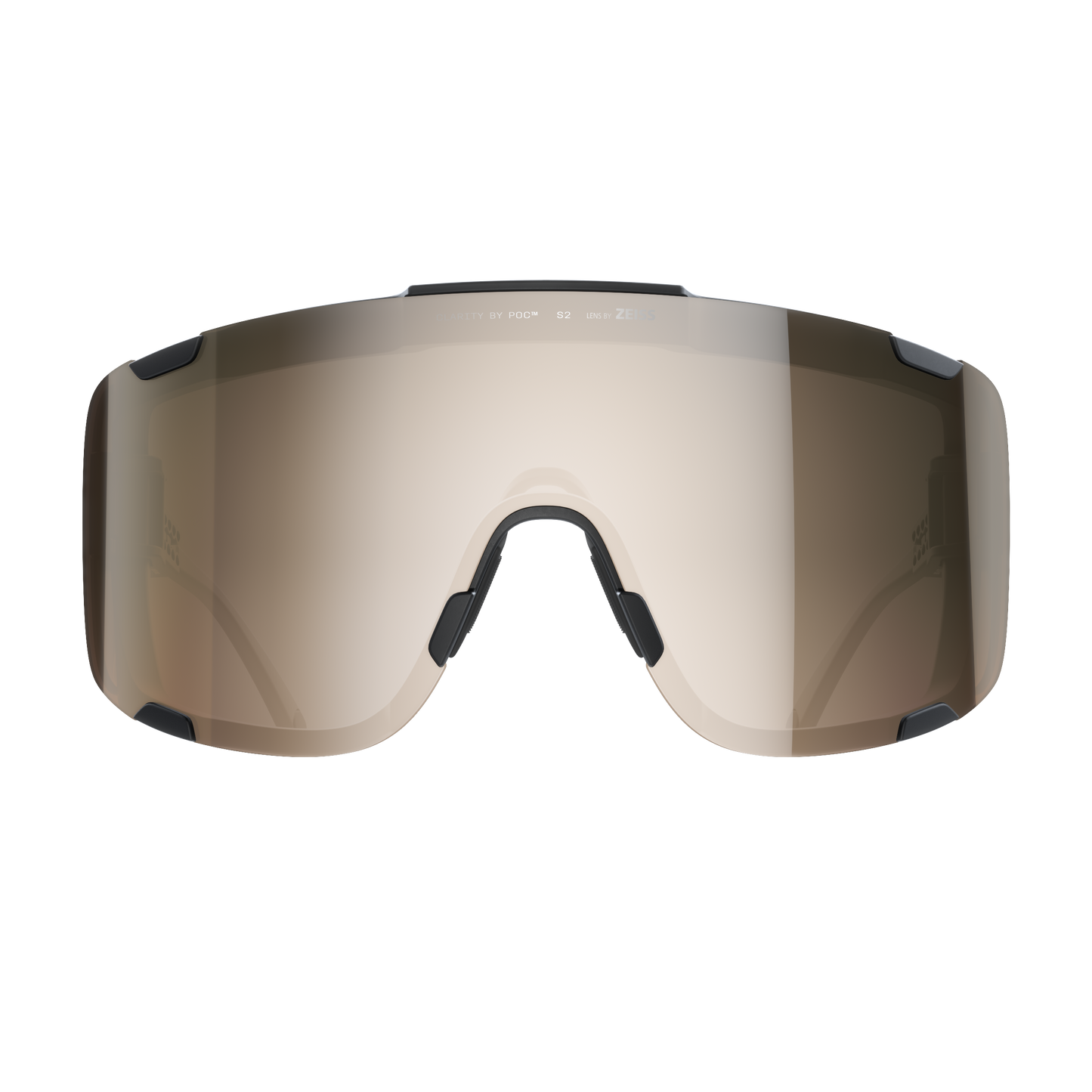 Lunettes POC DEVOUR ULTRA + Noir Verre Clarity Trail Partly Sunny Silver