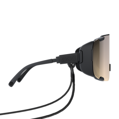 Lunettes POC DEVOUR ULTRA + Noir Verre Clarity Trail Partly Sunny Silver