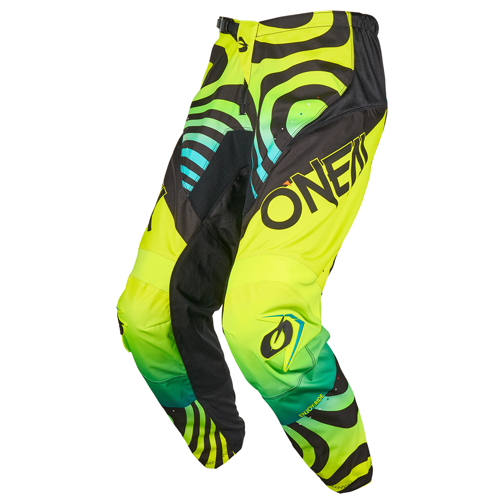 Pantalon O'NEAL ELEMENT NOVA Junior Jaune Fluo - vue face