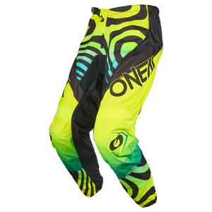 Pantalon O'NEAL ELEMENT NOVA Junior Jaune Fluo - vue face