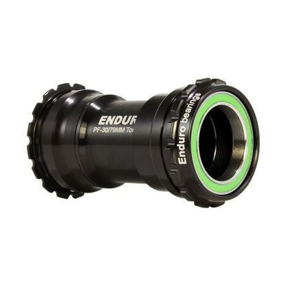Boitier de pédalier ENDURO BEARINGS TORQTITE BBright Axe 30mm Acier Inoxydable Noir