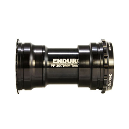 Boitier de pédalier ENDURO BEARINGS TORQTITE BBright Axe 30mm Acier Inoxydable Noir