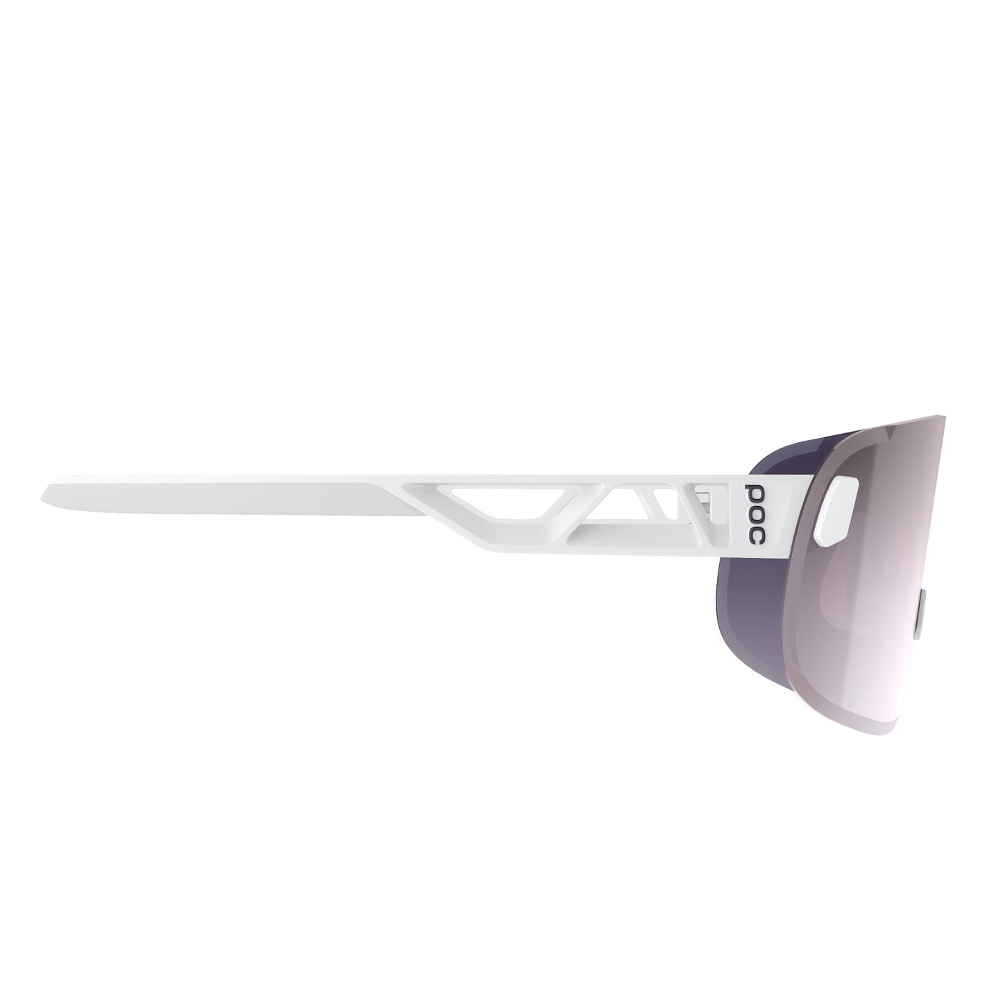 Lunettes POC ELICIT Blanc Verre Clarity Road Sunny Silver
