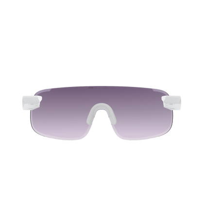Lunettes POC ELICIT Blanc Verre Clarity Road Sunny Silver