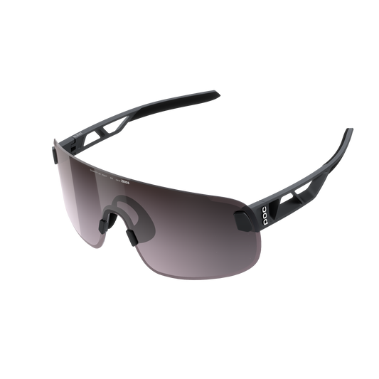Lunettes POC ELICIT Noir Verre Clarity Road Sunny Silver