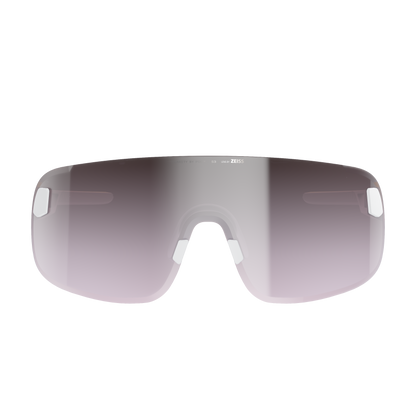 Lunettes POC ELICIT Blanc Verre Clarity Road Sunny Silver