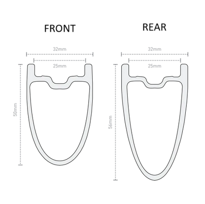 Paire de Roues ENVE SES 4.5 Tubeless Reday (Center Lock) Blanc