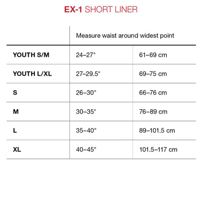 Sous-Short de Protection G-FORM EX-1 Junior Noir