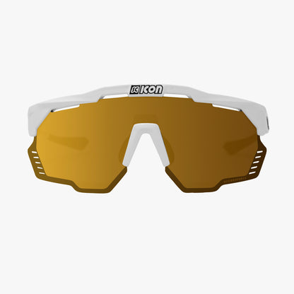 Lunettes SCICON AEROSHADE KUNKEN Blanc Multimirror Bronze