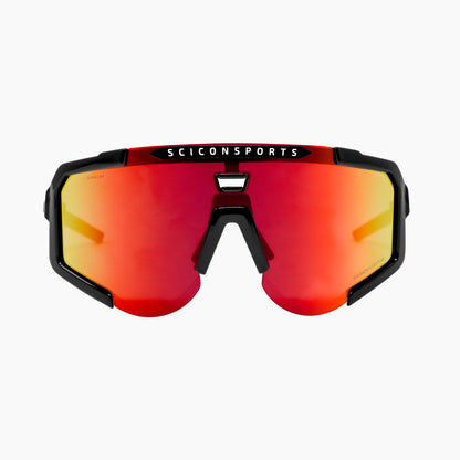 Lunettes SCICON AEROSCOPE Noir Multimirror Rouge