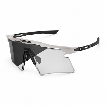Lunettes SCICON AEROSHADE 2.0 TITANIUM Blanc Metal Verre Photochromique Grey
