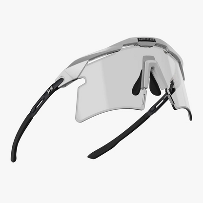 Lunettes SCICON AEROSHADE 2.0 TITANIUM Blanc Metal Verre Photochromique Grey