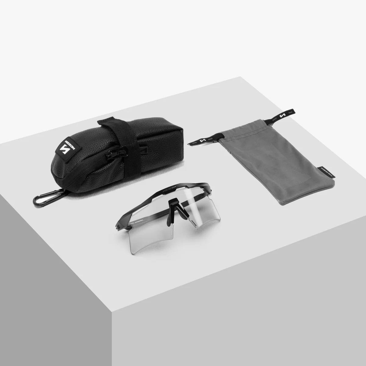 Lunettes SCICON AEROSHADE 2.0 TITANIUM Noir Crystal Gloss Verre Photochromique Grey