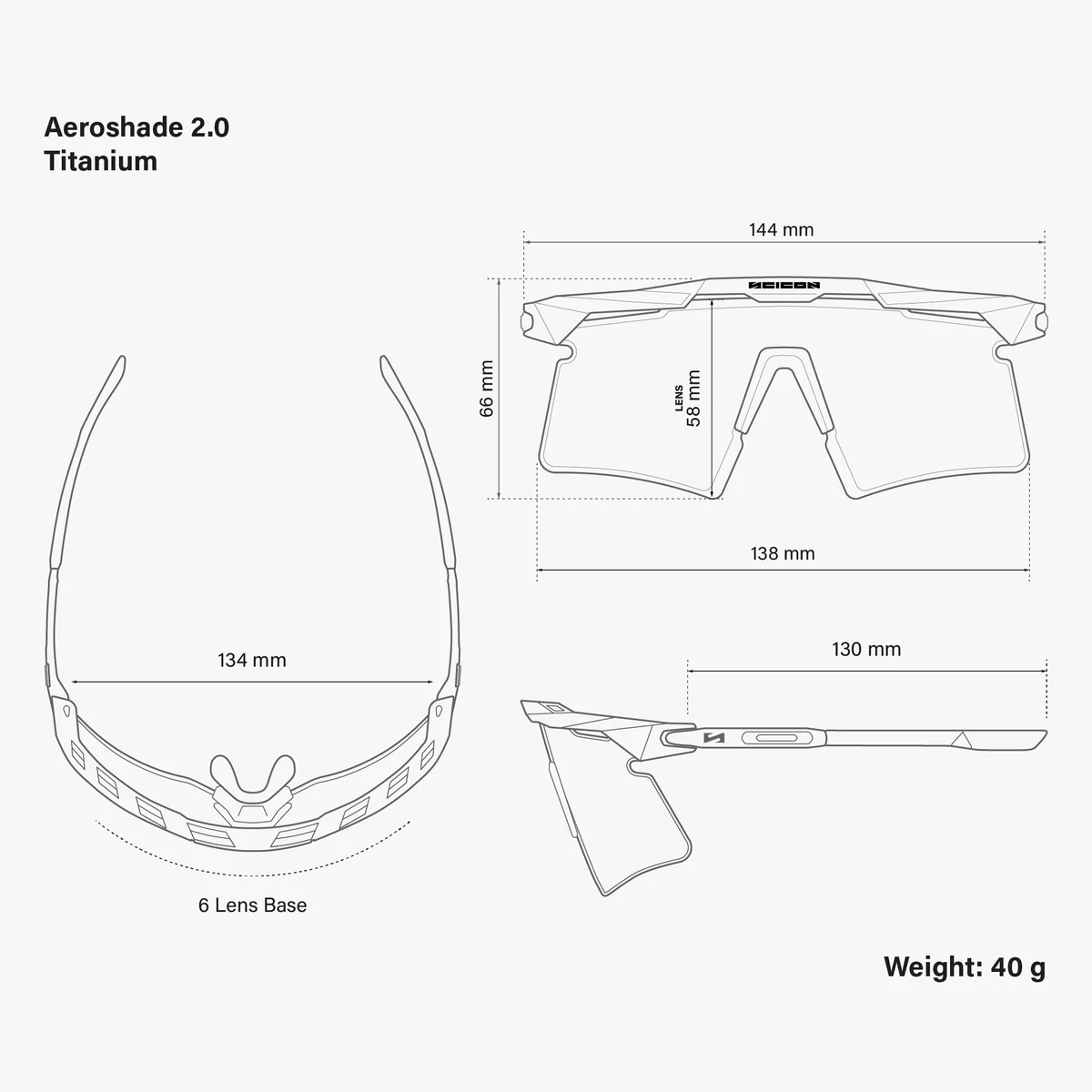 Lunettes SCICON AEROSHADE 2.0 TITANIUM Noir Matt Verre Multimirror Sunburts + Pink