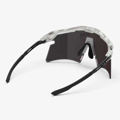 Lunettes SCICON AEROSHADE 2.0 TITANIUM Blanc Metal Verre Multimirror Sunburts + Pink