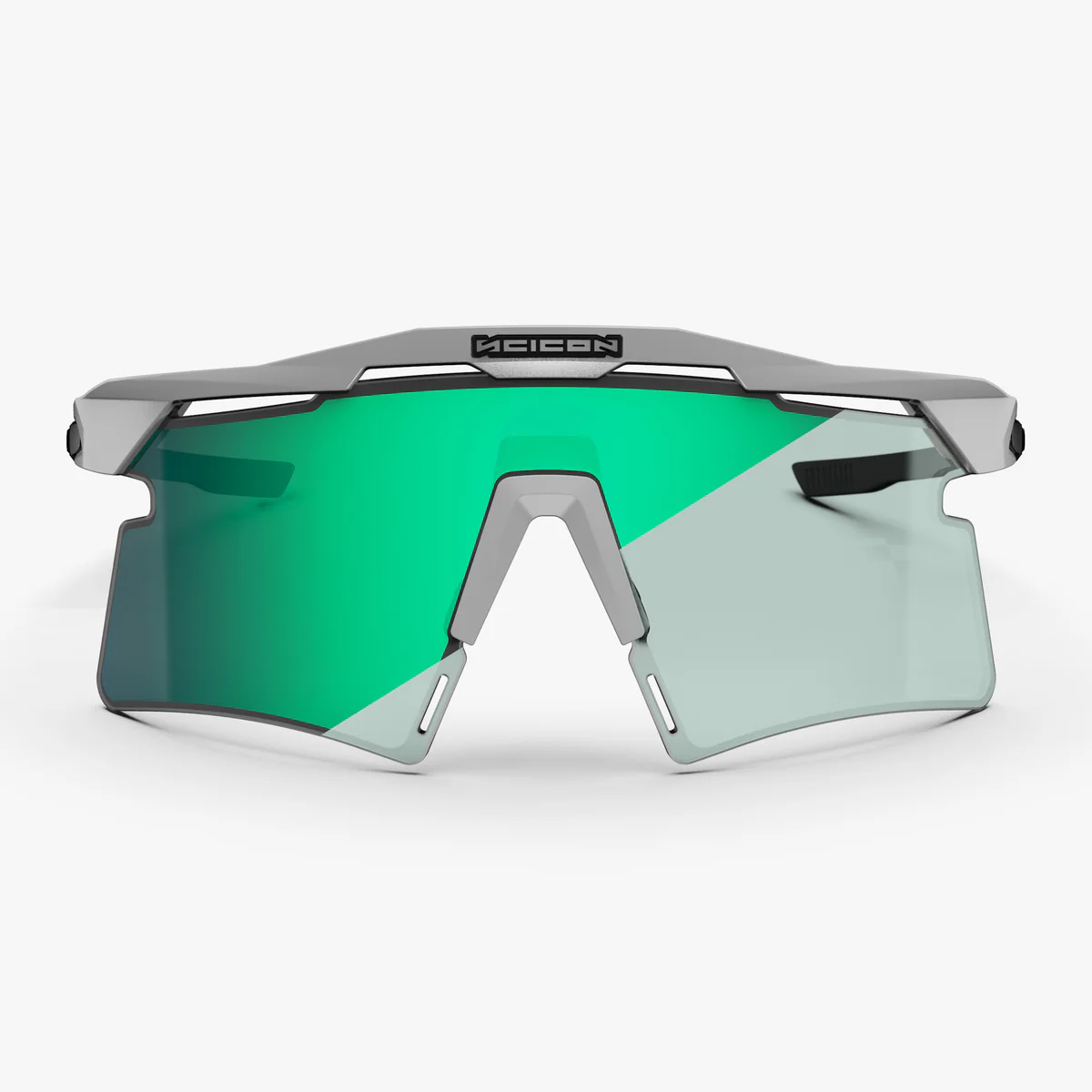 Lunettes SCICON AEROSHADE 2.0 TITANIUM Blanc Metal Verre Photochromique Blue Green
