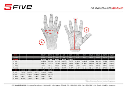 Gants FIVE XR-LITE Stripes Rouge