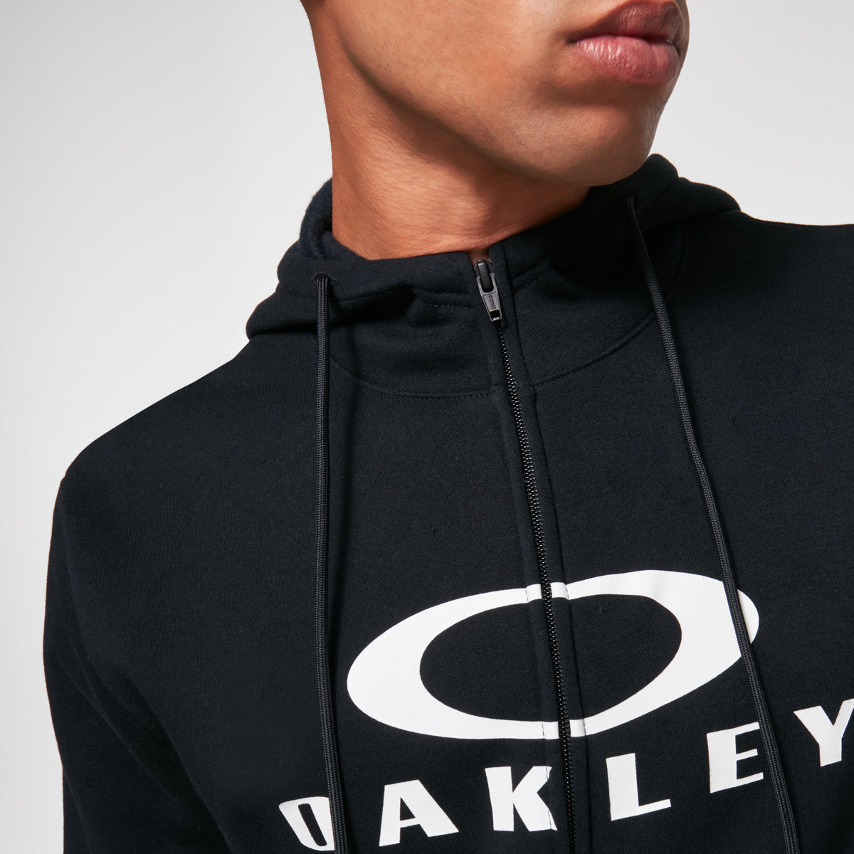 Sweat à Capuche OAKLEY BARK FZ 2.0 Noir/Blanc