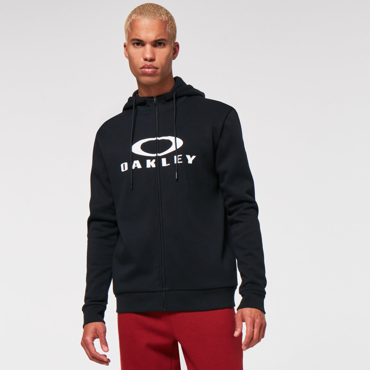 Sweat à Capuche OAKLEY BARK FZ 2.0 Noir/Blanc