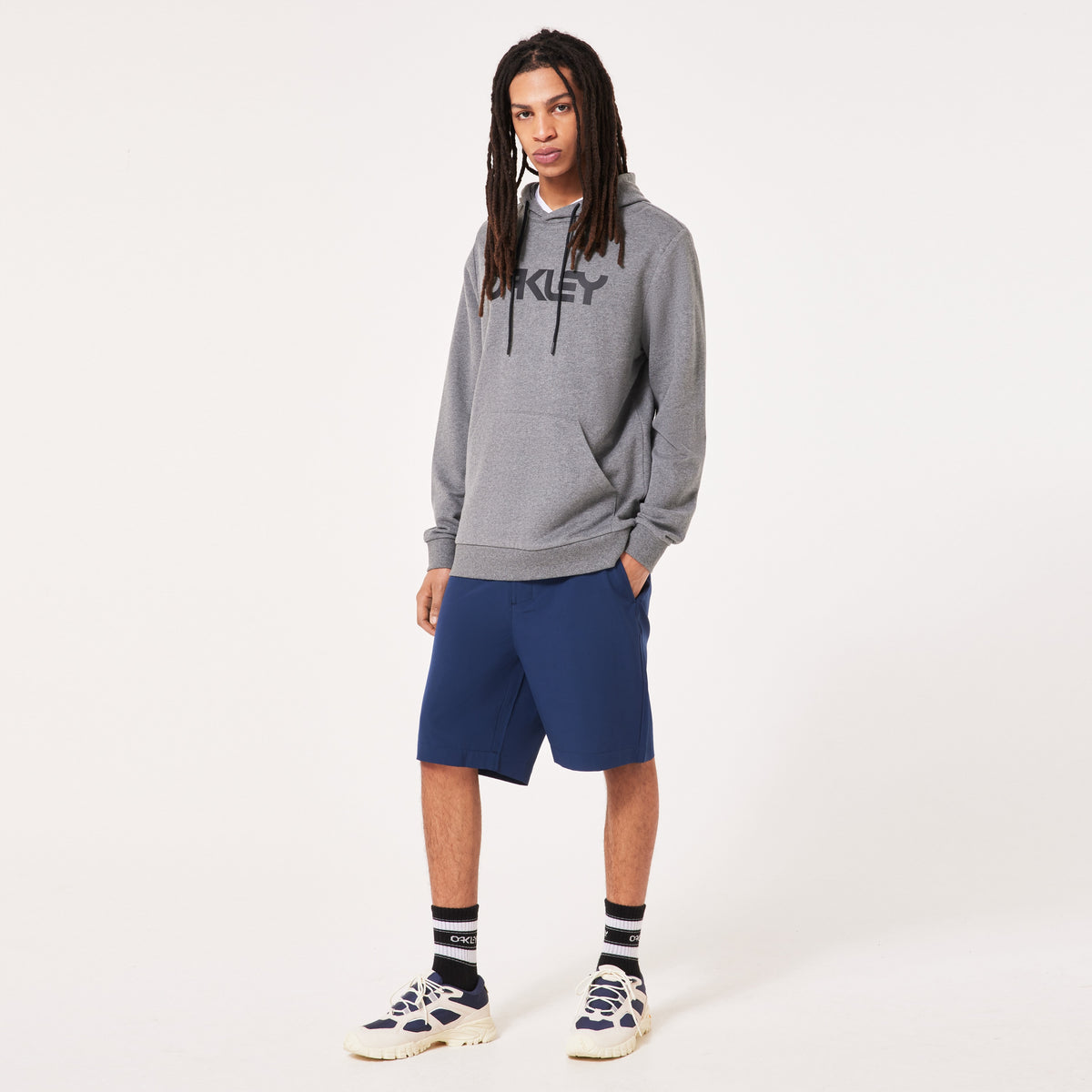 Sweat à Capuche OAKLEY B1B PO 2.0 Gris/Noir