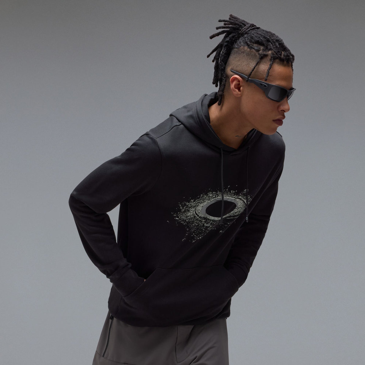 Sweat à Capuche OAKLEY LUNAR ELLIPSE Noir
