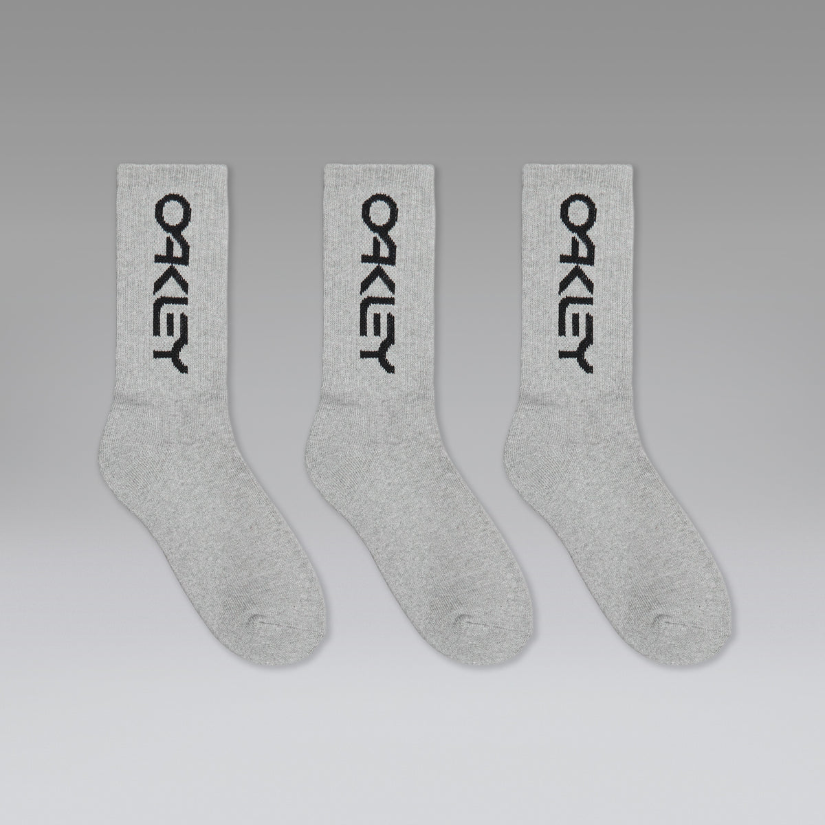 Chaussettes OAKLEY B1B SOCKS 2.0 Gris (x3 paires)