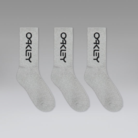Chaussettes OAKLEY B1B SOCKS 2.0 X3 Gris