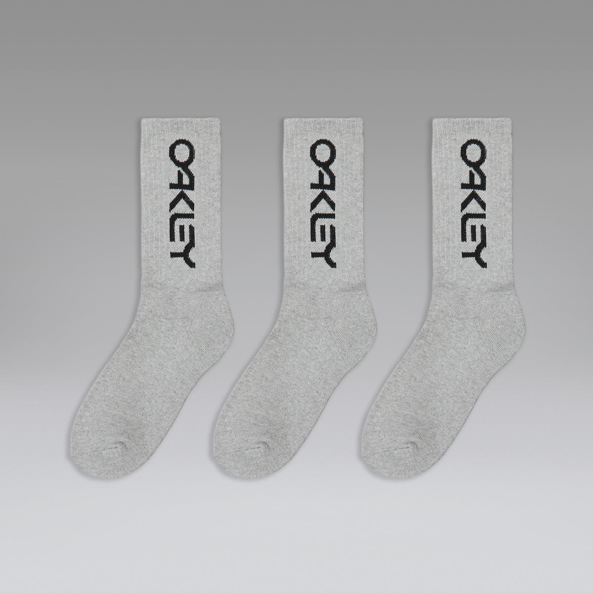 Chaussettes OAKLEY B1B SOCKS 2.0 Gris (x3 paires)